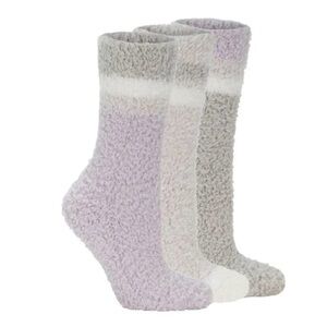 Lemon Loves Earth 3 pair Cozy Crew Socks